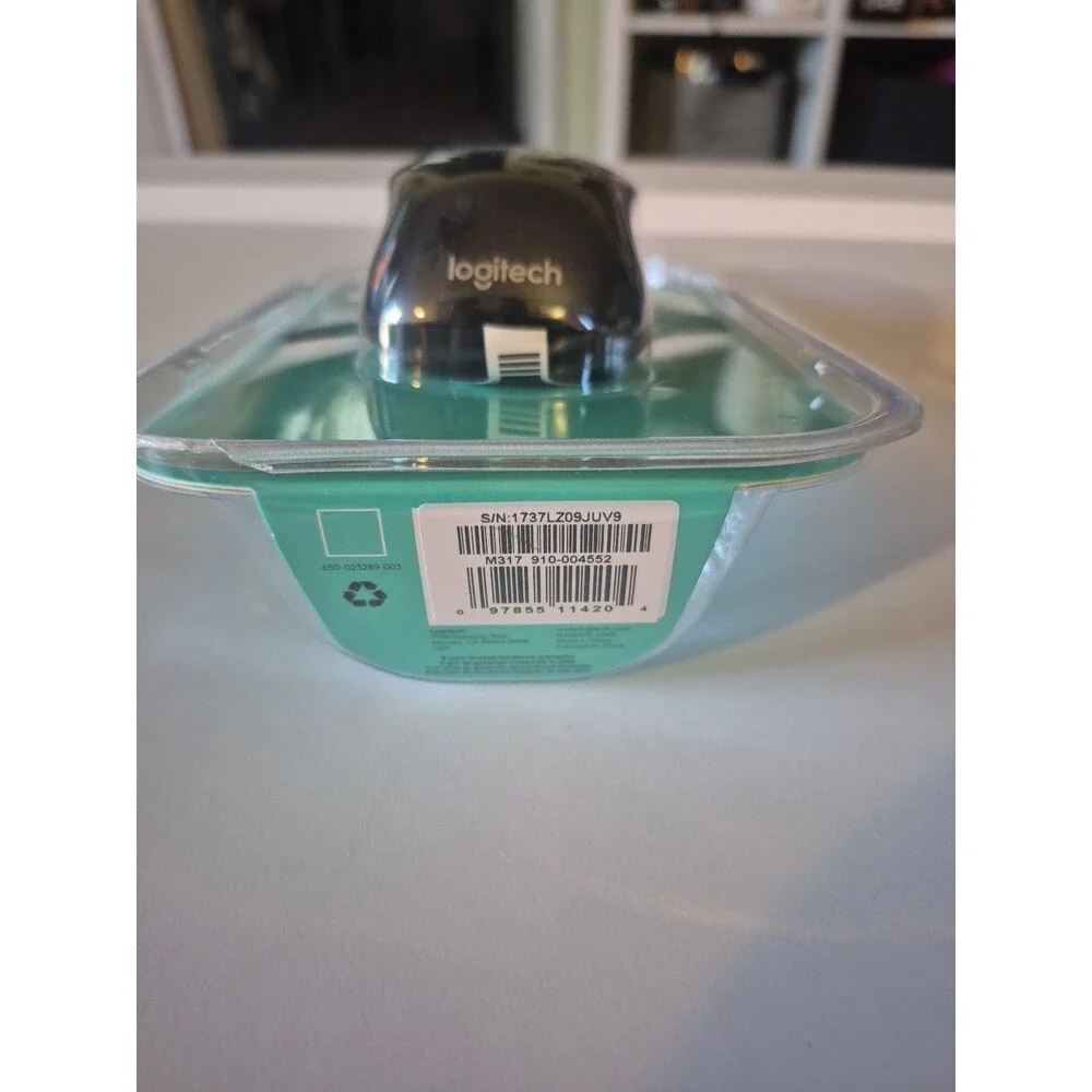 Logitech M317 Black Wireless USB Optical Mouse Nano USB Receiver - Sealed Retail